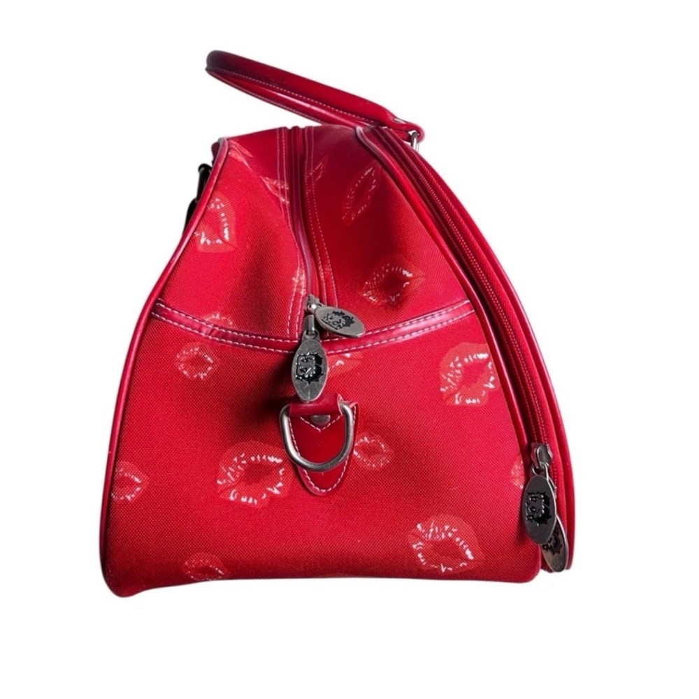 Betty Boop Red Y2K Satchel Duffel Overnight Canvas Bag for Travel Vacation❤️💋 - Picture 4 of 7